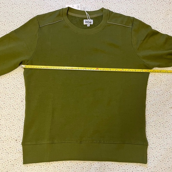NWT B&B Linnton Crew Sweatshirt in Olive - Picture 8 of 13